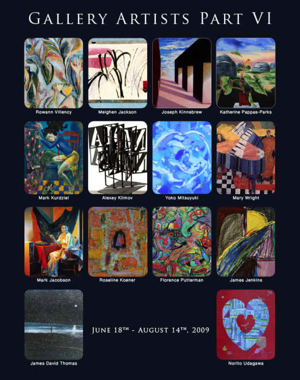 poster for "Gallery Artists Part VI" Exhibition