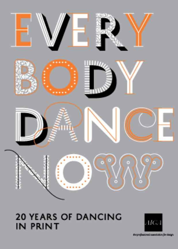 poster for “Everybody Dance Now: 20 Years of Dancing in Print” Exhibition