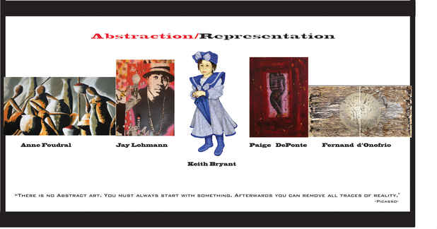 poster for “Abstraction/Representation...” Exhibition 