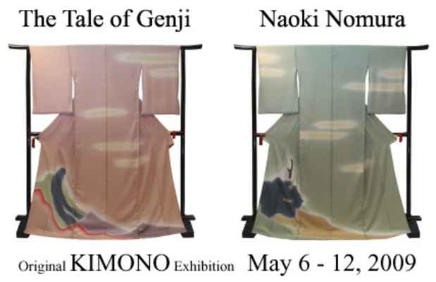 poster for Naoki Nomura "Original KIMONO Exhibition “The Tale of Genji”"