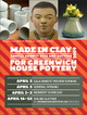 poster for "Made in Clay" Benefit Sale