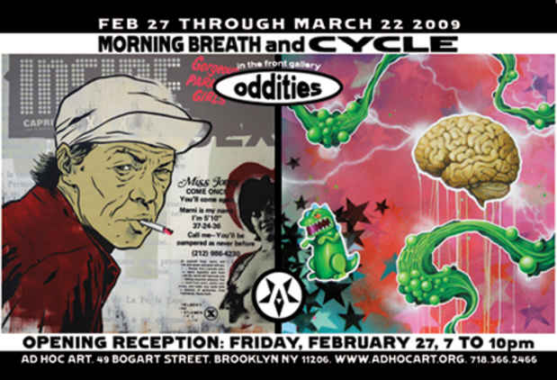 poster for Morning Breath & Cycle "Oddities"