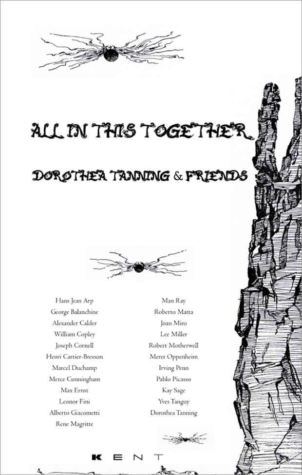 poster for "All in this Together: Dorothea Tanning & Friends" Exhibition