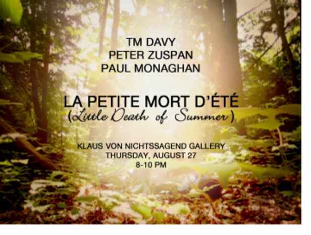 poster for "La Petit Mort D'Ete" Performance