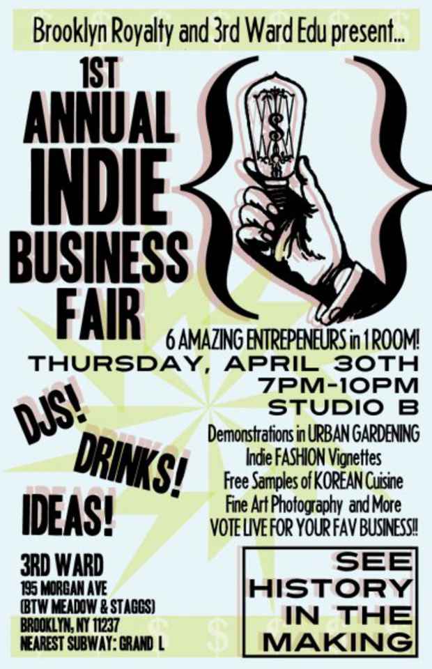 poster for 1st Annual Indie Business Fair