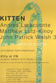 poster for "Kitten" Exhibition