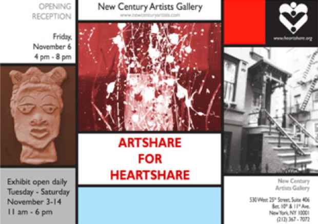 poster for "Artshare for Heartshare" Exhibition
