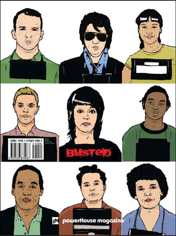 poster for "Busted" Exhibition