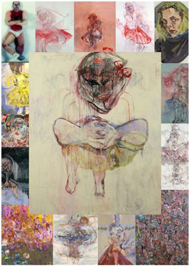 poster for Judy Glantzman "A 30-Year Retrospective"
