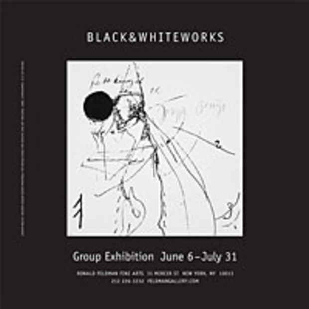 poster for "Black&White Works" Exihibition