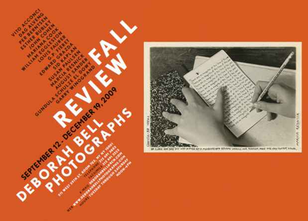 poster for "Fall Review" Exhibition