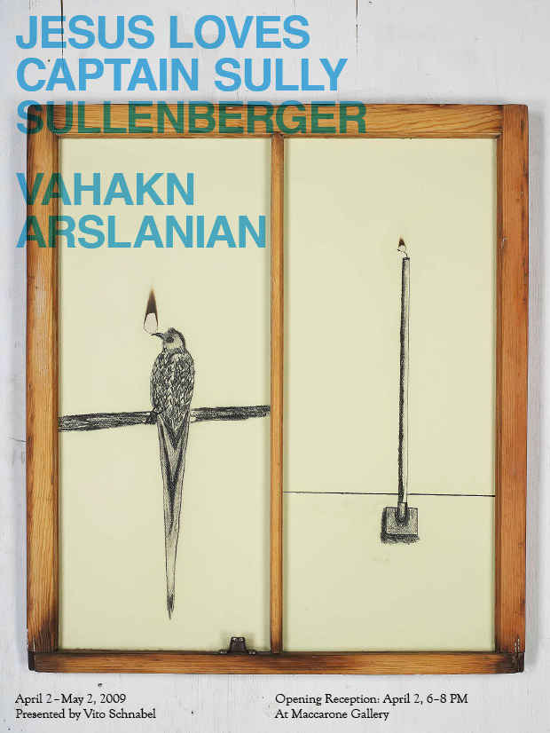 poster for Vahakn Arslanian "Jesus Loves Captain Sully Sullenberger"