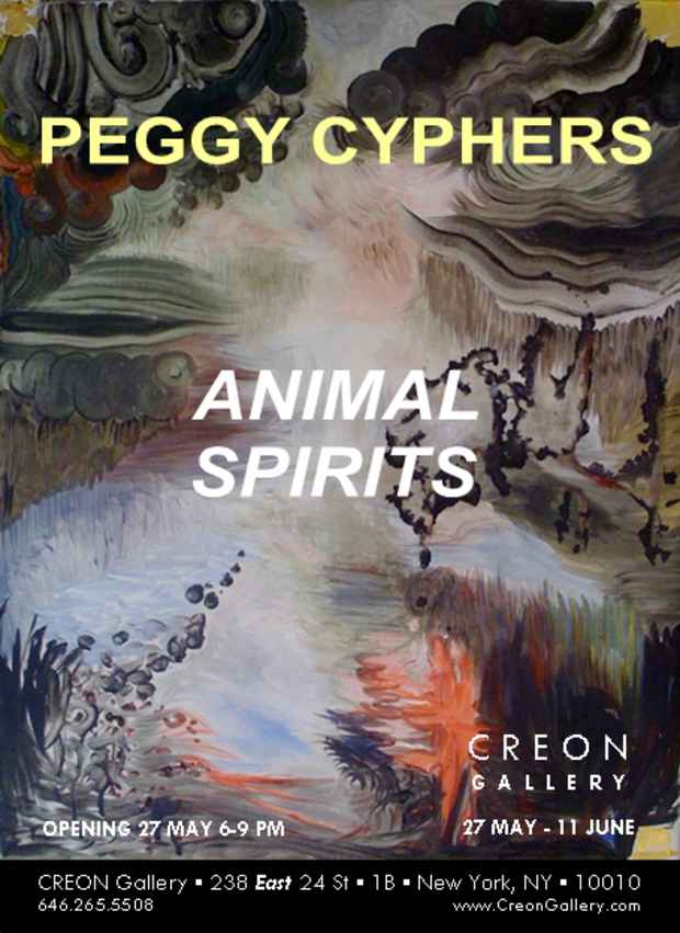 poster for Peggy Cyphers "Animal Spirits"