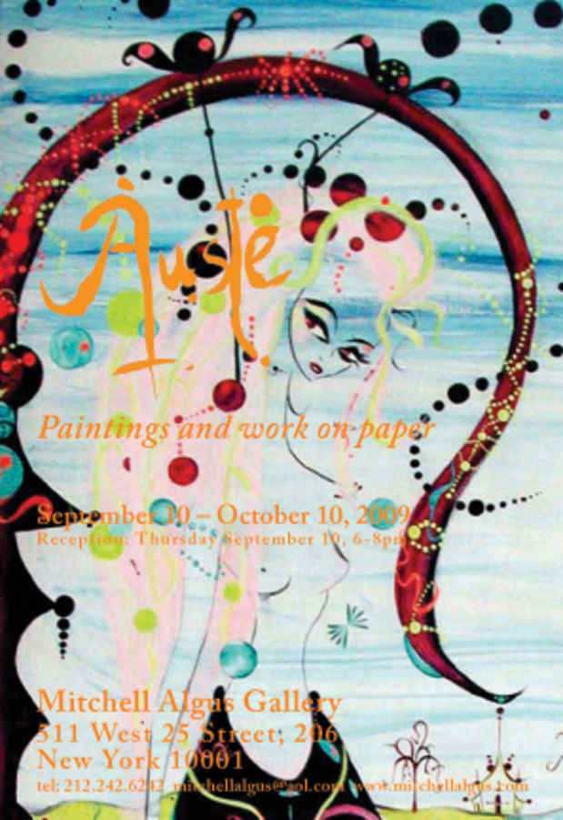 poster for Austé "Paintings and Works on Paper"