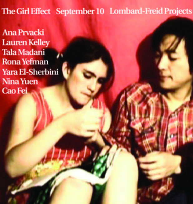 poster for "The Girl Effect" Exhibition