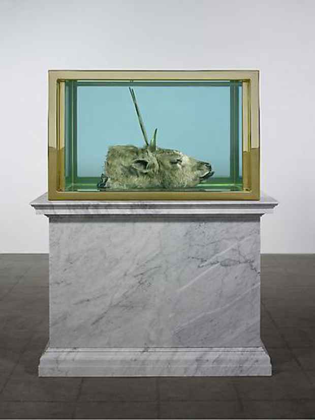poster for Damien Hirst "End of an Era"