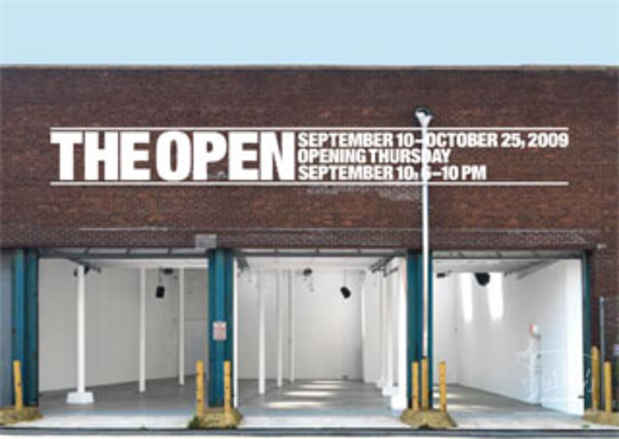 poster for "The Open" Exhibition