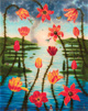 poster for L.C. Armstrong "Flowerscapes"