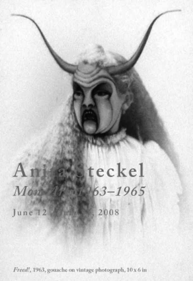 poster for Anita Steckel "Mom Art: 1963–1975"