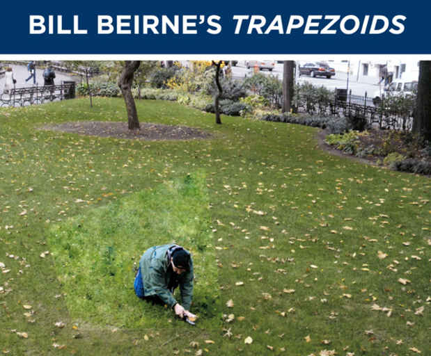 poster for The Vigilant Groundsman and Bill Beirne "Madison Square Trapezoids"