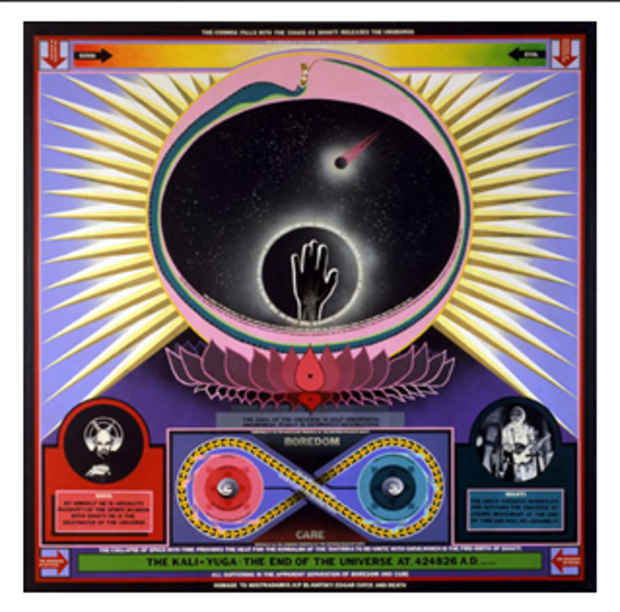 poster for "Paul Laffoley: The Sixties" Exhibition
