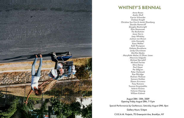 poster for “Whitney’s Biennial” Exhibition