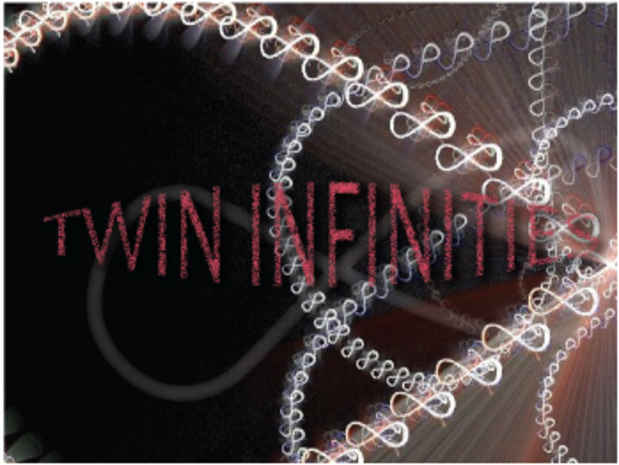 poster for "Twin Infinities" Exhibition 