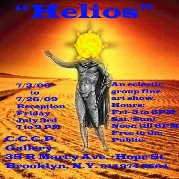 poster for "Helios" Exhibition