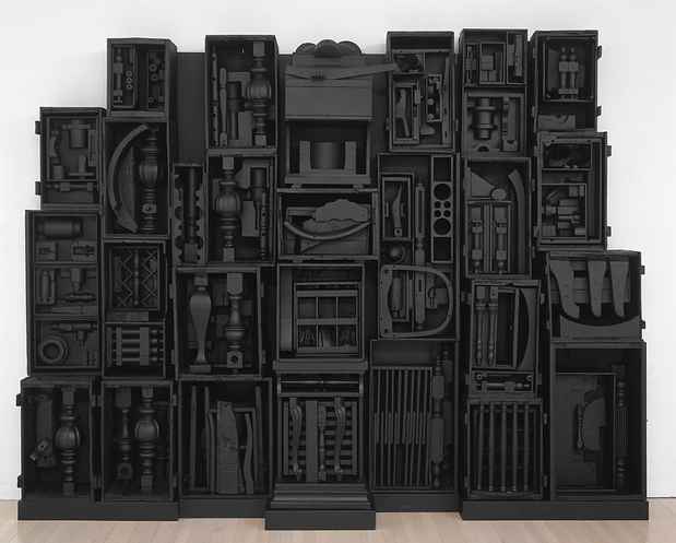 poster for Louise Nevelson "Dawns and Dusks"