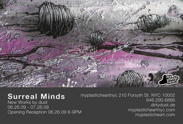 poster for "Surreal Minds" Exhibition