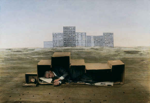 poster for Teun Hocks "New Works"