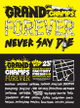 poster for "Grand Champions Forever, Never Say Die" Exhibition