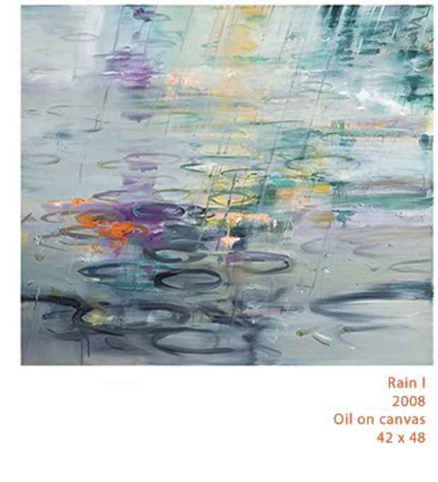 poster for Michael Mazur "Rain"