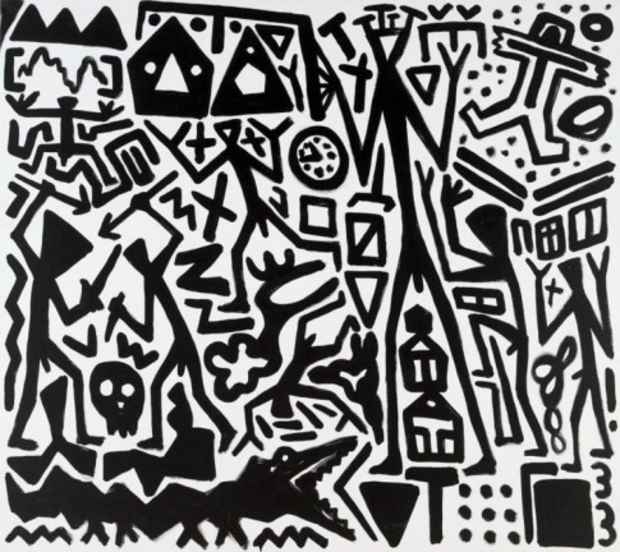 poster for A.R. Penck "New System Paintings"