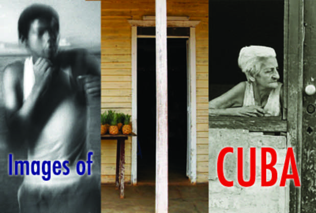 poster for "Images of CUBA: Three Photographers" Exhibition