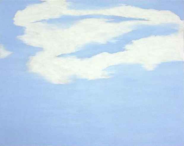 poster for Joe Goode "Cloud Paintings from the 60's and 70's"