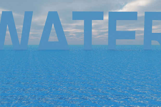 poster for "Water" Exhibition