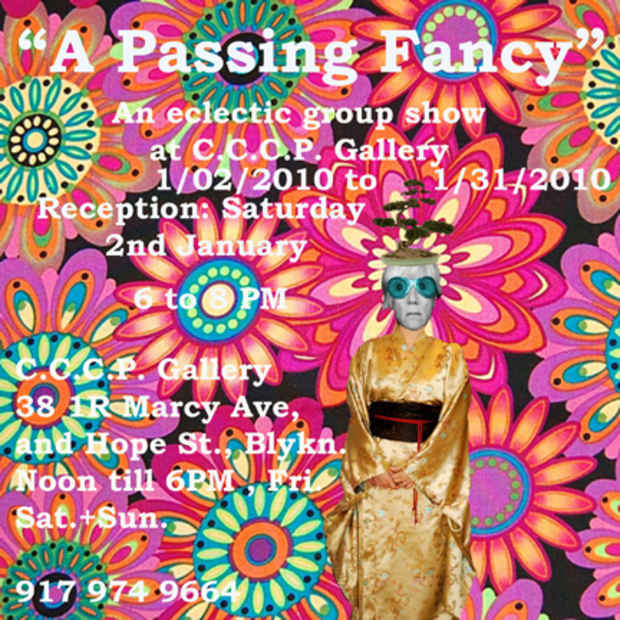 poster for "A Passing Fancy" Exhibition