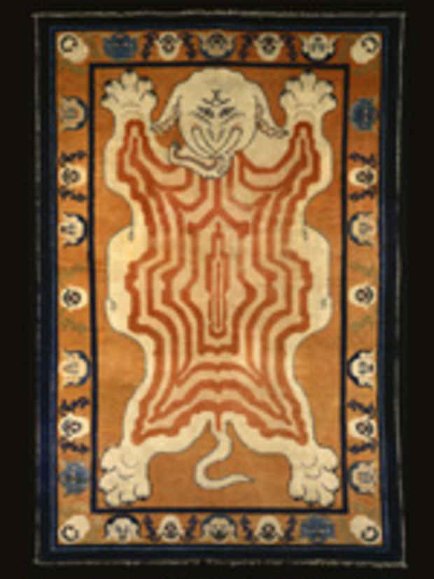 poster for "Rugs and Ritual in Tibetan Buddhism” Exhibition