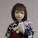 poster for KIYO "Clay Dolls Exhibition 'NAGOMI'"