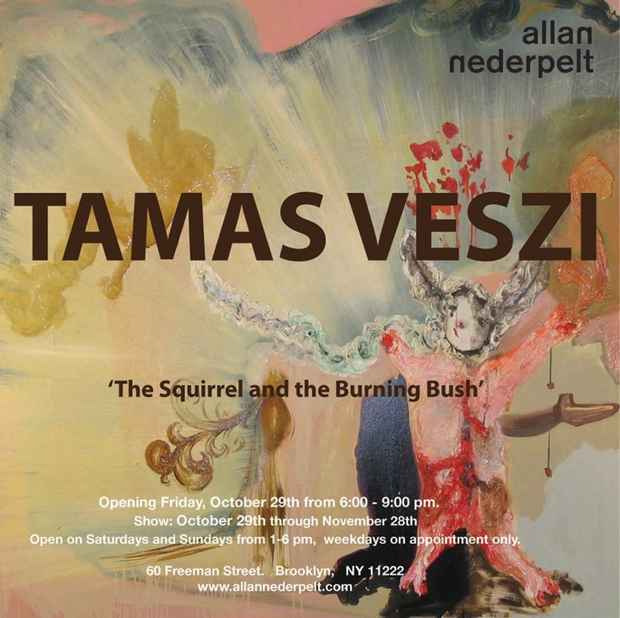 poster for Tamas Veszi "The Squirrel and the Burning Bush"