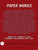 poster for "Paper Works" Exhibition