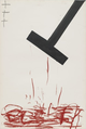 poster for Antoni Tàpies "Recent Paintings and Works on Paper"