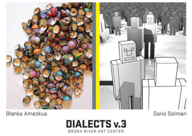 poster for "Dialects V.3" Artist Talk and Closing Reception