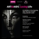 poster for "Art&Aids: Loving Life" Exhibition