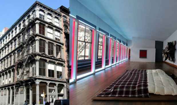 poster for "Donald Judd and 101 Spring Street" Exhibition