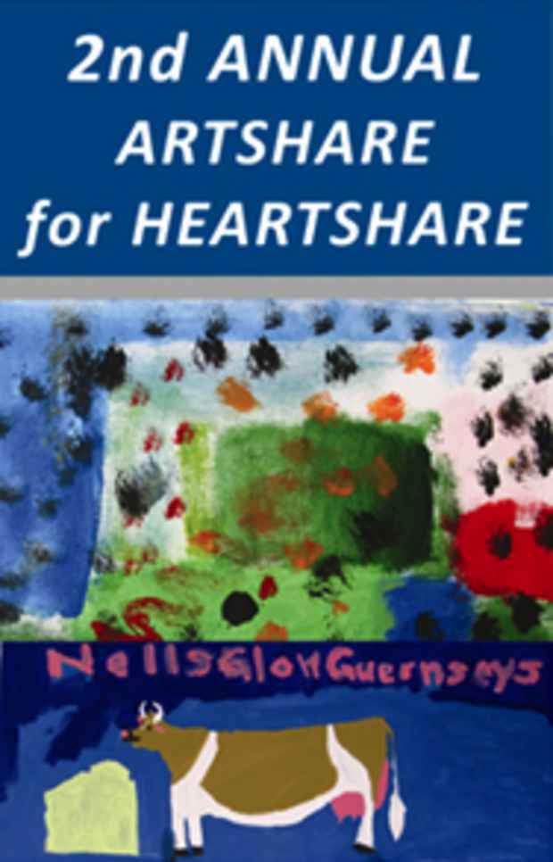 poster for "2nd Annual ArtShare for HeartShare" Exhibition