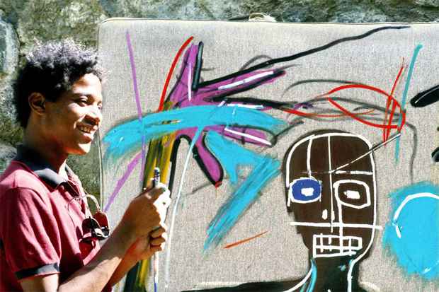 poster for Tamra Davis "Jean-Michel Basquiat: The Radiant Child"