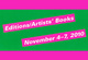 poster for Editions/Artists' Book Fair