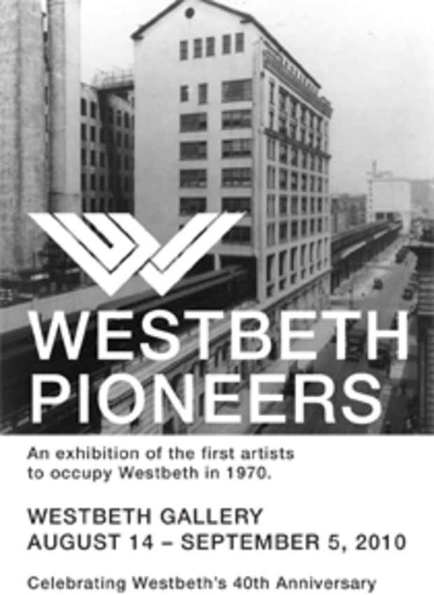 poster for "Westbeth Pioneers" Exhibition